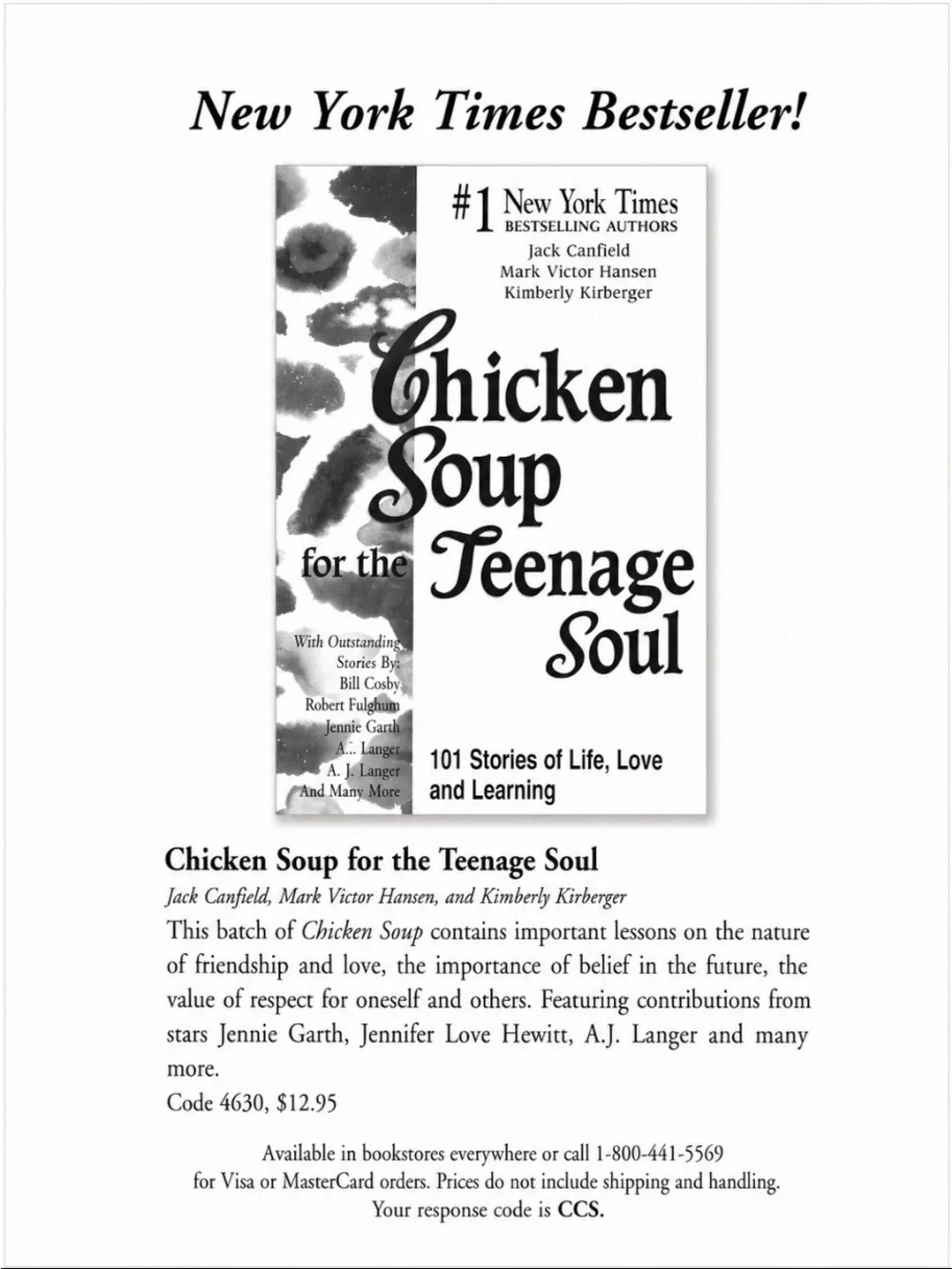 Chicken Soup for the Teenage Soul II 101 More Stories Of Life, Love And Learning